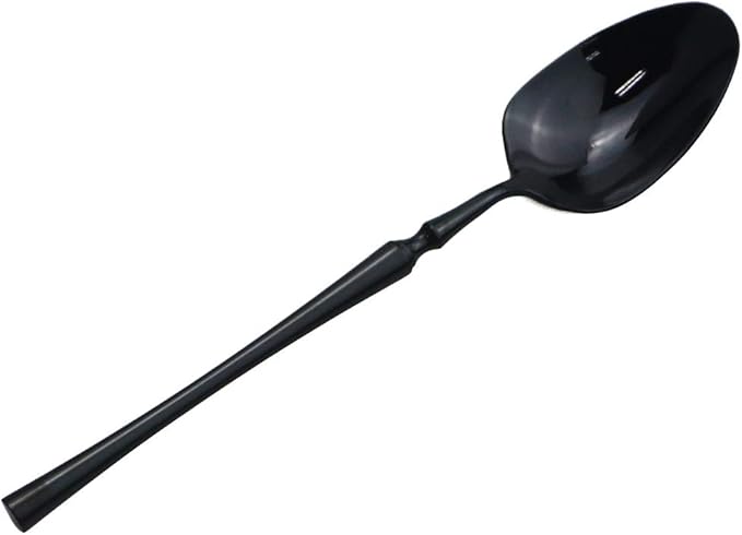 Gugrida 20 piece Black Flatware Set 304 Stainless Steel Fork Spoon Cutlery Luxury Mirror Polished Silverware, Dishwasher Safe, Service for 4