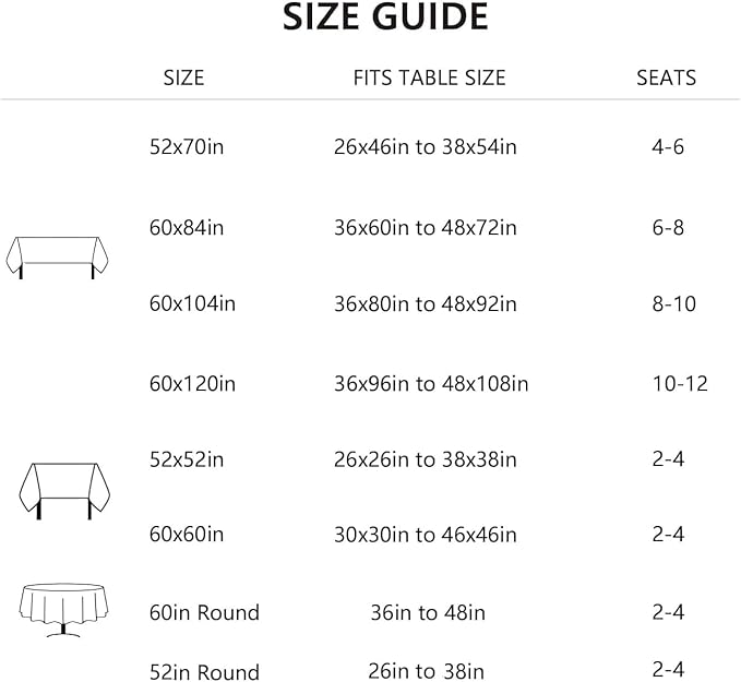 Linen Tablecloth for Rectangle Table, Farmhouse Style Neutral Tablecloth, Water Resistant Burlap Tablecloths for Dining Table Farmhouse Kitchen, 60x84 Inch Natural