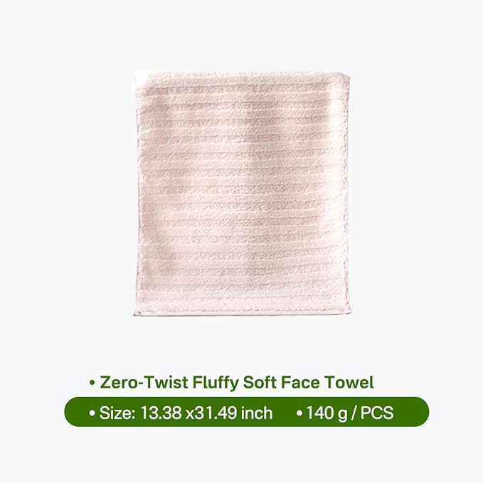 Vie Triomphe Facial Towels Washcloth (Pink+Purple+Yellow+Blue) Luxury Hand Towels for Bathroom,100% Cotton Quick Dry Absorbent Soft Hand Towel Set 13.38 * 31.49 Inch Wash Clothes;