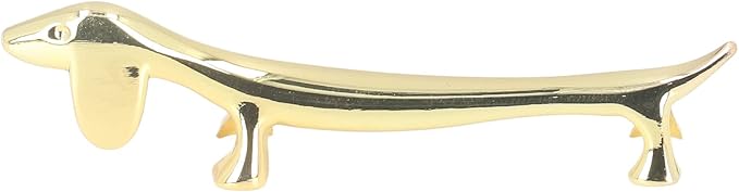 GOTOTOP 4Pcs Chopstick Rest, Reusable Cute Animal Gold Chopstick Holder for Home Restaurant Party (Dog)