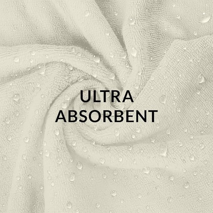 RIVERSIDE Pack of 2 Extra Large Bath Sheets 35 x 70 Inches - 100% Ring Spun Cotton Hotel Quality Oversized Bath Towels - Super Soft, Highly Absorbent & Quicker to Dry - Cannoli Cream