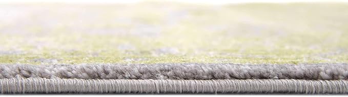 Unique Loom Traditional Classic Intricate Design with Distressed Vintage Detail, Area Rug, 5' 0 x 8' 0 Rectangular, Light Green/Gray