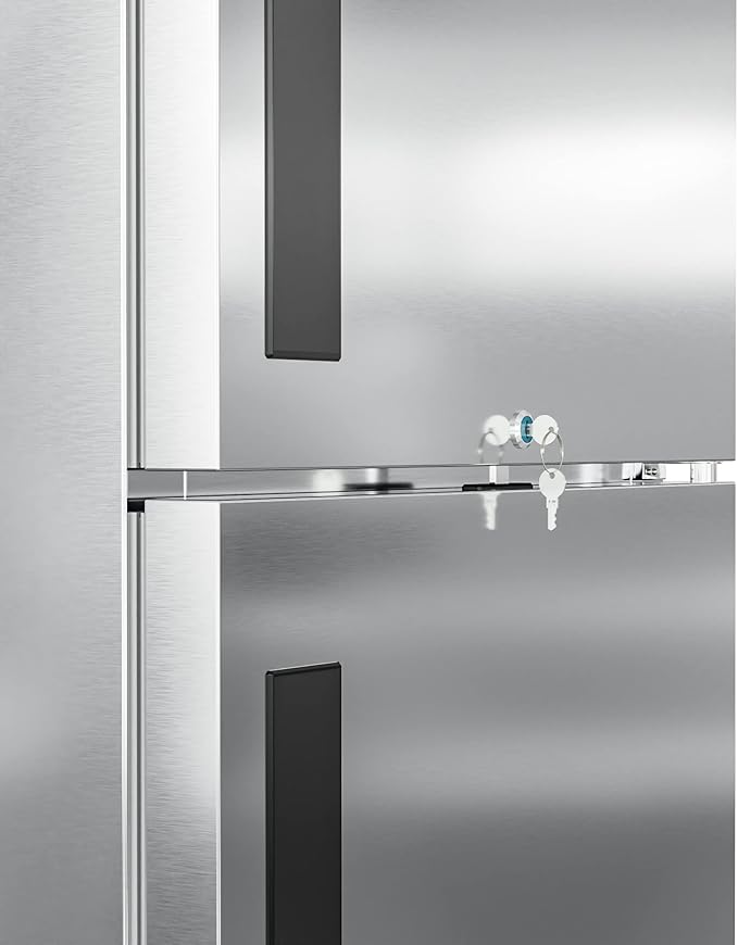 KoolMore Commercial Half Door Reach-in Freezer for Restaurant, Cafe, and Cold Food Storage, Stainless Steel Finish, Large 23 Cu. Ft. Capacity, Heavy Duty Kitchen Use (RIF-1D-SSHD), Silver