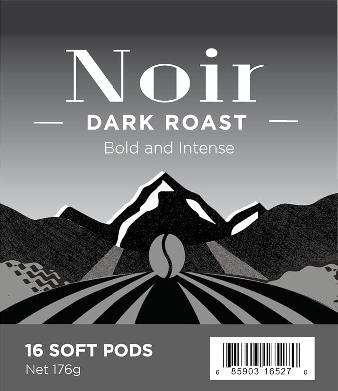 Wolfgang Puck Coffee, Noir, 12 Gram Soft Pods, 16 Count (Pack of 1)