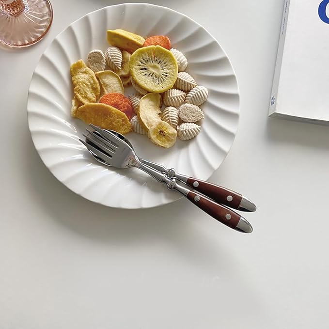 Silverware Set for 4 Classic 20 Piece Flatware Set Elegant 18/10 Stainless Steel Western Cutlery Delicate Utensils for Home Dishwasher Safe Mirror Polished