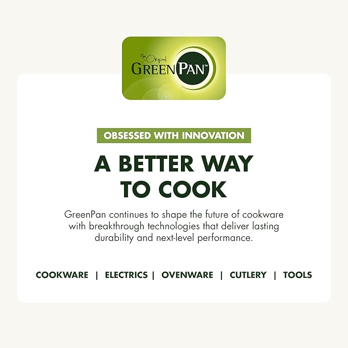 GreenPan Valencia Pro 9.5" Nonstick Crepe Pan, PFAS-Free Ceramic Flat Pancake Skillet, Induction Ready Cookware, Hard Anodized, Dishwasher & Oven Safe, Gray