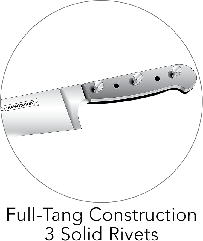 Tramontina Pro Series Forged 6-Inch Chef Knife, Stain-free High-Carbon Steel Kitchen Knives for Cooking