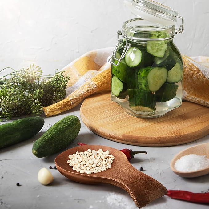 Patelai Acacia Wood Spoon Rest for Stove Top Bamboo Holder for Spatula Rest for Kitchen, Counter Spoon Holder for Countertop, Modern and Rustic for Farmhouse as Dining Table Decoration(Brown)