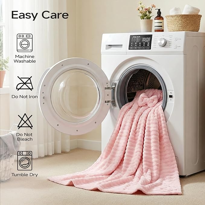 REDKISS Pink Towel Wrap for Women, XL Spa Shower Wrap with Hair Towel, Super Absorbent Bath Towels Robe for Body, Adjustable Microfiber Plush Bathrobe for Girls, Warmth Velcro Plus Size Wraps Towels