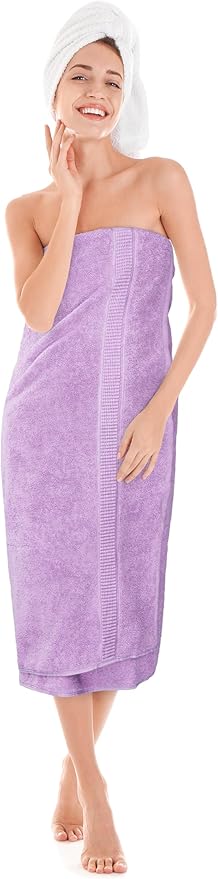 Utopia Towels Luxurious Jumbo Bath Sheet 2 Piece, 600 GSM, 35 by 70 Inches, 100% Ring Spun Cotton, Highly Absorbent and Quick Dry Extra Large Bath Towel, Super Soft Towel, Lavender