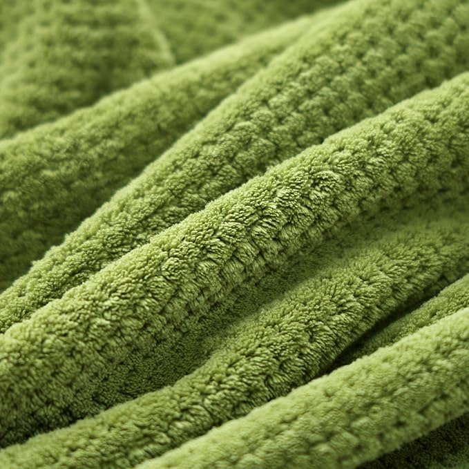 30x60 Inches Extra Large Bath Towels Set Super Soft Absorbent Luxury Microfiber Towels for Bathroom (Sage Green, 3PCS)