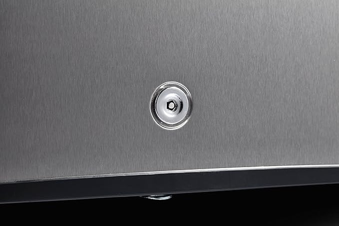 Whynter CUF-112SS Mini, Energy Star Rated Small Upright Freezer with Lock, Stainless Steel -1.1 Cubic Feet