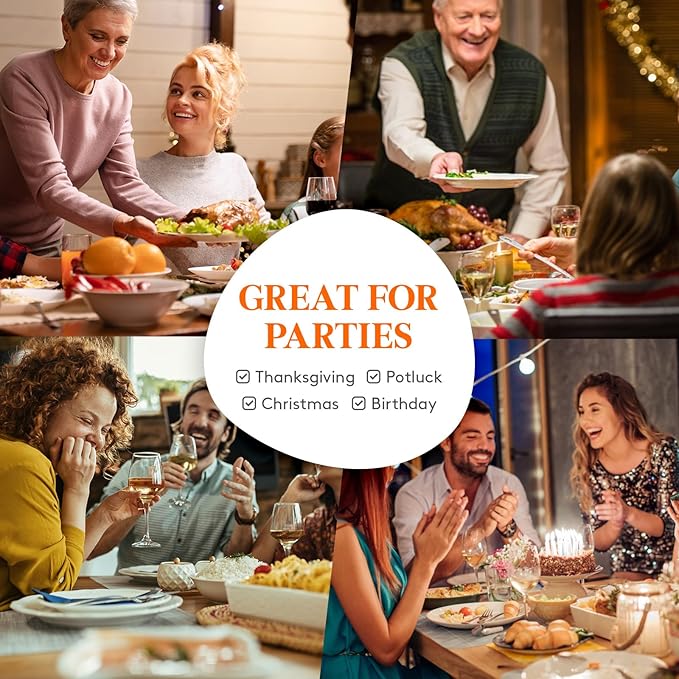 Lifewit Insulated Casserole Carrier for Hot or Cold Food, Casserole Dish Carrying Case, Lasagna Holder for Potluck Parties Picnic Cookouts, Fits 9"x13" Baking Dish, Green