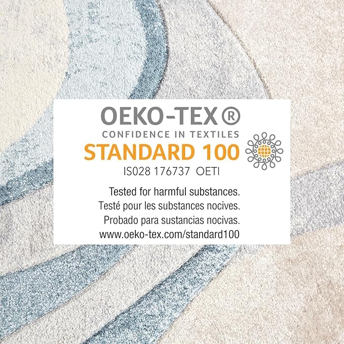 Home Dynamix Tribeca Slade Modern Area Rug, Abstract Blue 7'10"x10'6"