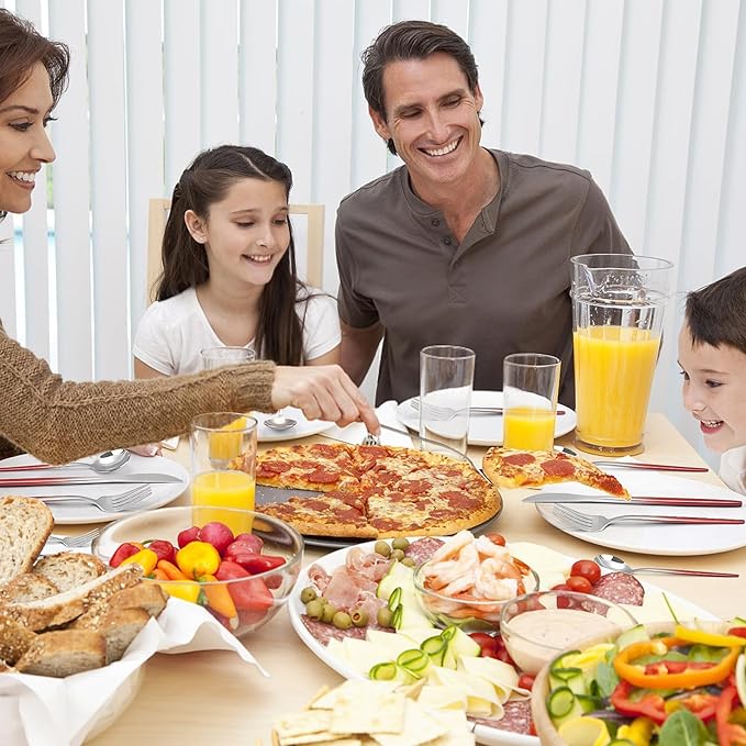 Gradient Red Silverware Set, 20-Piece Stainless Steel Flatware Set, Kitchen Dinnerware Set Service for 4, Include Knife/Fork/Spoon, Mirror Polished, Dishwasher Safe