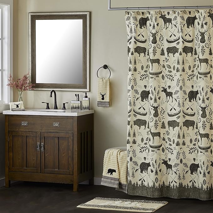 SKL Home by Saturday Knight Ltd. Aspen Lodge Hand Towel (2-Pack),Wheat