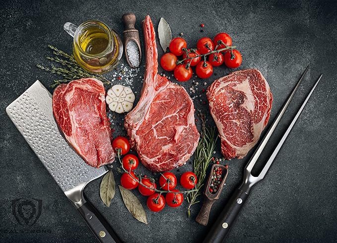 Dalstrong Meat Fork - 7 inch - The Impaler - Dual-Prong Carving & BBQ Fork - High Carbon Stainless Steel - G10 Garolite Handle - Professional Barbecue Carving Fork - Kitchen Utensils