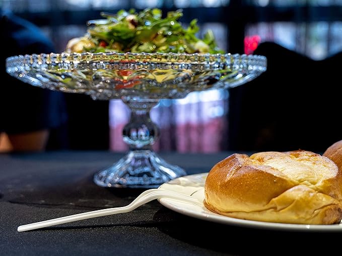 POSATE Heavyweight Plastic Forks, White, 100 Counts