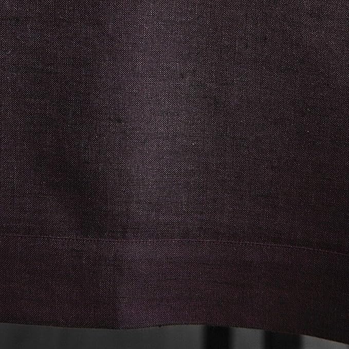 Solino Home Grape Linen Tablecloth 54 x 72 Inch - Athena, 100% Pure Linen Rectangle Tablecloth - Machine Washable Table Cloth for Winter, Valentines, Holiday, New Year