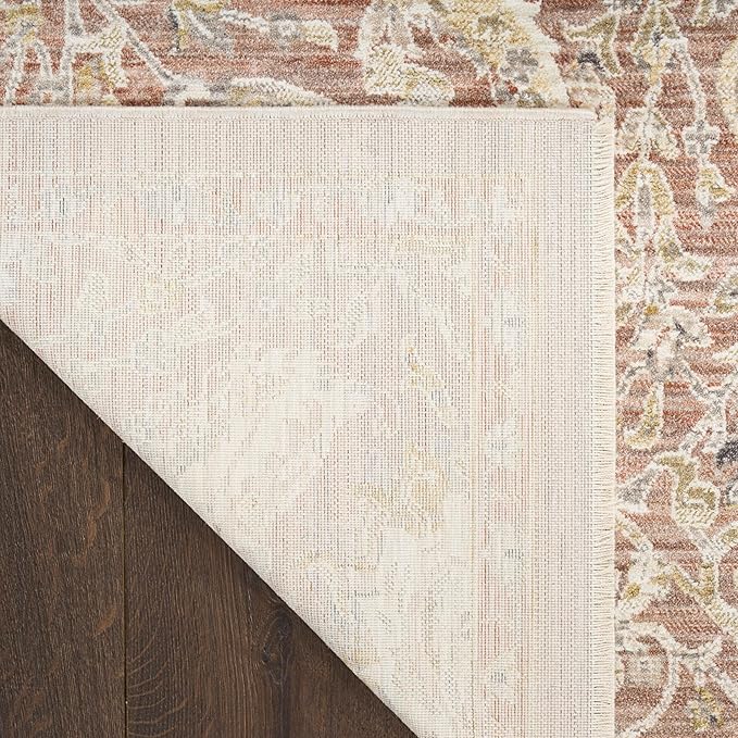 Nourison Heirloom Blend Charcoal Multicolor 2'2" x 10' Area Rug - Easy Clean, Non Shedding, Bed Room, Living Room, Dining Room, Kitchen (10' Runner)