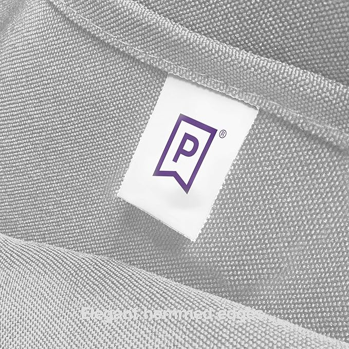 Gee Di Moda Rectangle Tablecloth - 90 x 156 Inch Silver Table Cloth for 8 Foot Tables with Floor-Length Drop - Heavy Duty Washable Fabric for Holiday Party, Dinner, Weddings & Baby Shower