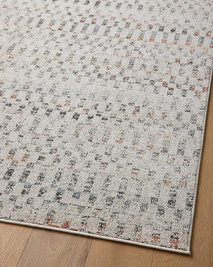 Loloi Kamala Collection KAM-05 Grey/Multi 6'-7" x 9'-6" Area Rug