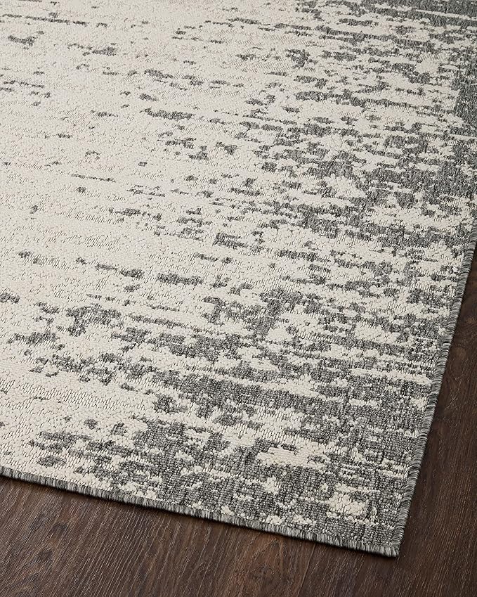 Loloi Rainier Collection RAI-01 Ivory/Grey 3'-11" x 5'-11" Accent Rug