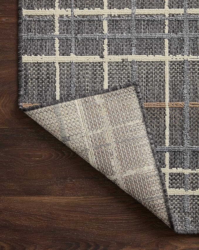 Loloi Rainier Collection RAI-11 Charcoal/Multi 7'-10" x 10'-10" Area Rug