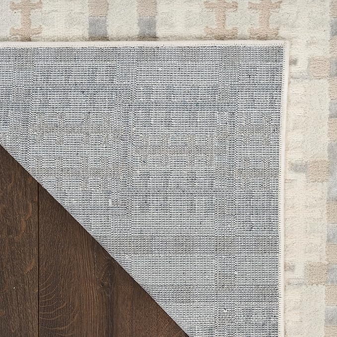 Nourison Home Nordic Ivory Multicolor 4' x 6' Area Rug - Easy Clean, Non Shedding, Bed Room, Living Room, Dining Room, Kitchen (4' x 6')