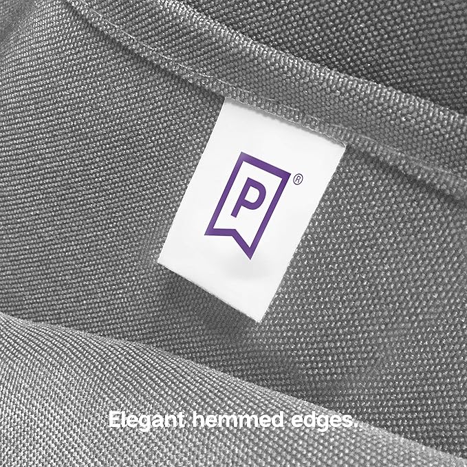 Gee Di Moda Rectangle Tablecloth - 90 x 156 Inch Charcoal Table Cloth for 8 Foot Tables with Floor-Length Drop - Heavy Duty Washable Fabric for Holiday Party, Dinner, Weddings & Baby Shower