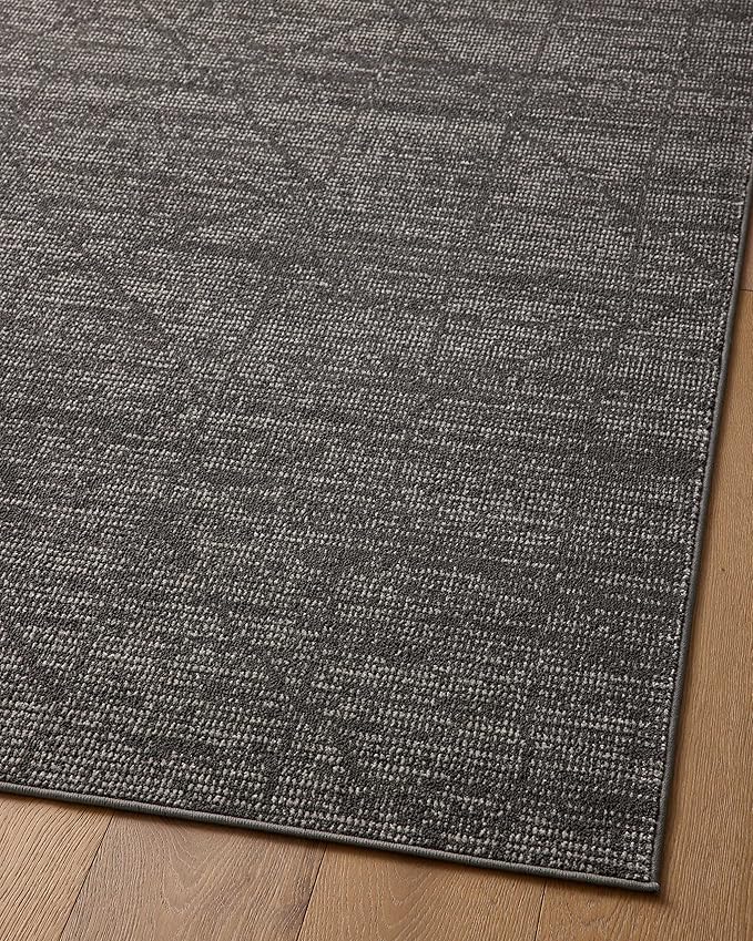 Loloi Kamala Collection KAM-06 Charcoal/Ivory 2'-7" x 10'-0" Runner Rug