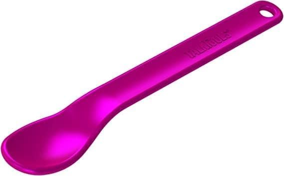 TalkTools Smooth Magenta Spoons | Silicone Self-Feeding Utensils Set for Kid and Toddler | Encourages Lip Closure | Oral Awareness | Normalize Food Texture Acceptance (Smooth, 6 Pack)