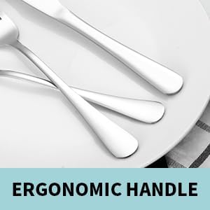 65PCS Silverware Set for 8 with Flatware Drawer Organizer, Stainless Steel Cutlery Set with Steak Knives, Include Spoons and Forks Set & Serving Utensils, Mirror Polished, Silver