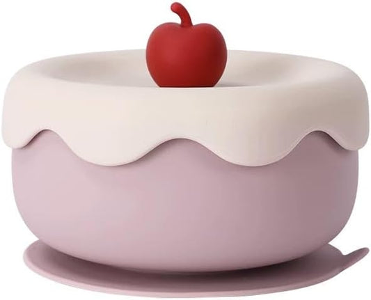 Silicone Baby Bowl with Suction,100% Platinum Food Grade Silicone Toddler Bowl for Self-Feeding, Gelato-Inspired Feeding Bowls BPA-Free, Microwave & Dishwasher Safe