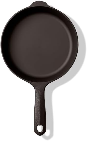 Field Company 6.75-Inch Cast Iron Skillet – Lightweight & Smooth, Made in USA, Pre-seasoned with Organic Oil – Ideal for 1 Serving (No.4 Extra Small)