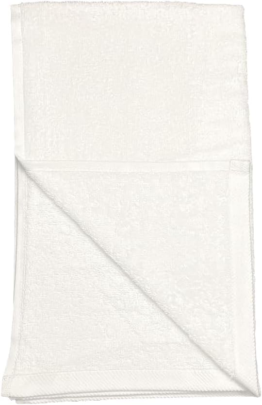 16x26 | 3-Pack | Terry Velour Towels, Bath Towels, Washcloths | Cotton | Face Towels, Bathroom use, Gym and spa Towel | Bathroom Towels (White, 3)