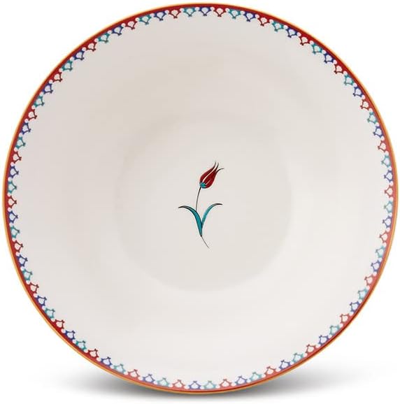 Karaca Nakkas 24-Piece Porcelain Dinner Set for 6 People, Unique Design, Crockery and Plates, Daily and Special Occasions, Chic and Elegant Table Service