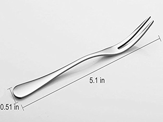 20 Pack Appetizer Dessert Forks, Stainless Steel Mini Salad Fruit Tasting Forks Cocktail Fork (Appetizer)