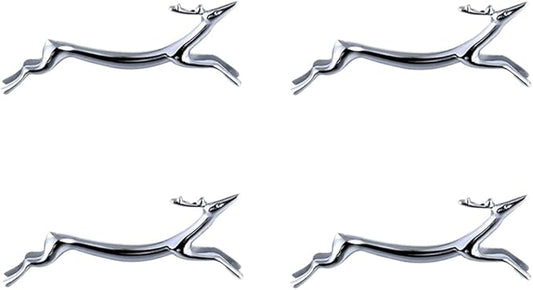 Zinc Alloy Chopstick Holder,Chopstick Rest Spoon Stand Knife Fork Holder,Set of 4 (Deer）