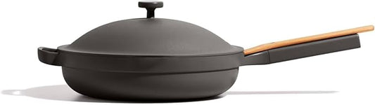 Our Place Large Always Pan 2.0-12.5” (4 Qt) Nonstick, Toxin-Free Ceramic Cookware | Patented 10-in-1 Aluminum Frying & Sauté Pan | Safe for Oven, Induction & All Cooktops up to 450°F | Char
