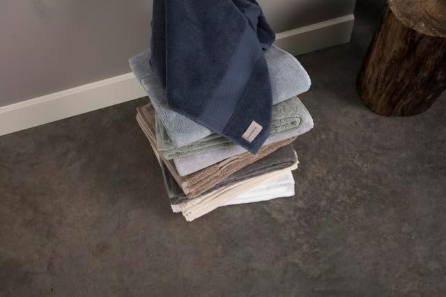 Maisonette Elegance 100% Organic Cotton Turkish Bathroom Towels Set, Ideal Quick Dry Luxury Washcloths, Hand & Large Bath Towels for Shower (6 Pack), White