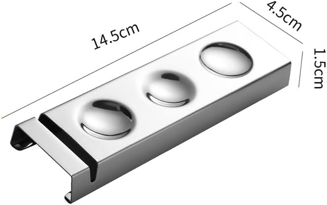 Cutlery Rests Stand for Chopsticks Spoon Knife Teaspoons Salad Fork Stainless Steel Flatware Tableware Rest Holder 6 PCS Dinner Table Settings (Silver, 14.5X4.5X1.5CM)