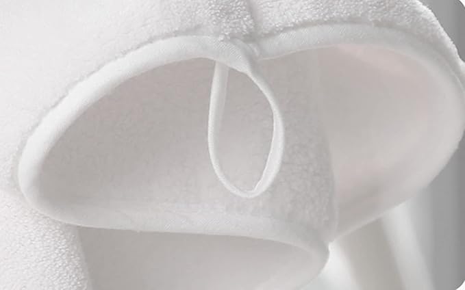 MYLSMPLE Luxury Microfiber Extra Large Bath Towels Beach Bath Sheets Fast Drying Towels Soft Absorbent Towels (36 Inch X 72 Inch) (Coral Fleece-White, 36 Inch X 72 Inch)