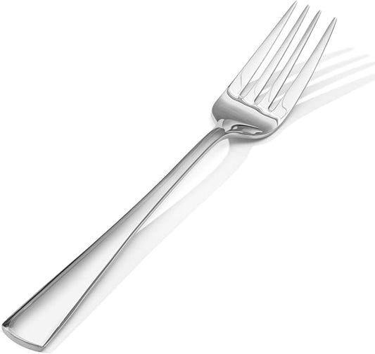 KINGSTONE 24 Piece Dinner Forks Set, 18/10 Stainless Steel Forks, Silver Food Grade Fork Set of 24, Metal Forks for Home, Kitchen, Weddings, Parties or Restaurant, Dishwasher Safe-8.18inches