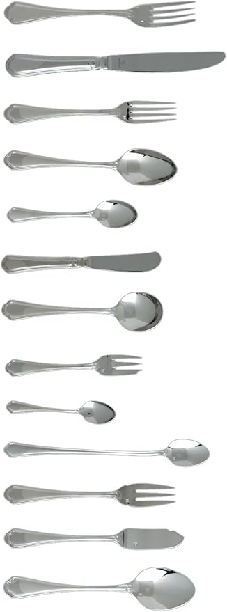 Fortessa Medici 18/10 Stainless Steel Flatware Espresso Spoon, Set of 12