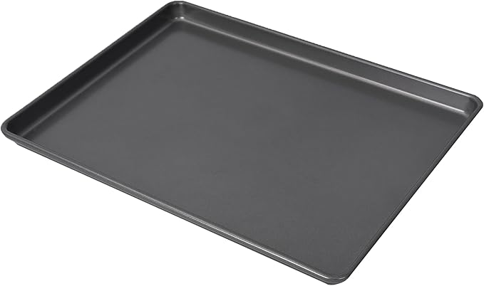 LISI 16" x 12" Half Sheet Pan, Nonstick Carbon Steel Baking Sheet for Oven, Cookie Sheet Tray for Baking, Roasting, and Meal Prep