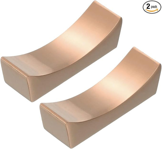 uxcell 2pcs Chopstick Rest, 304 Stainless Steel Chopsticks Holder 2.32" x 0.7" x 0.74", Household Tableware Kitchen Tools for Spoon Fork Teaspoon Dining Tool Rest, Rose Gold