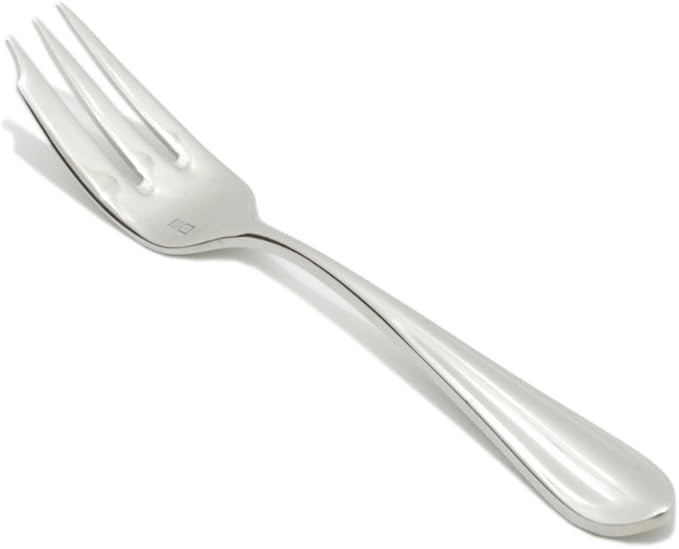 Fortessa Forge 18/10 Stainless Steel Flatware Appetizer/Cake Fork, Set of 12