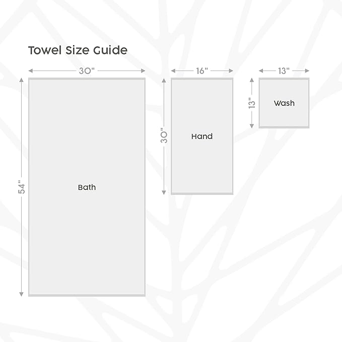 Farm to Home 100% Organic Christmas Bath Towel Set of 6 – GOTS & Oeko-TEX Certified Organic Cotton, Soft, Ultra Absorbent, Quick Dry - Includes 2 Bath Towels, 2 Hand Towels, 2 Washcloths - Pearl