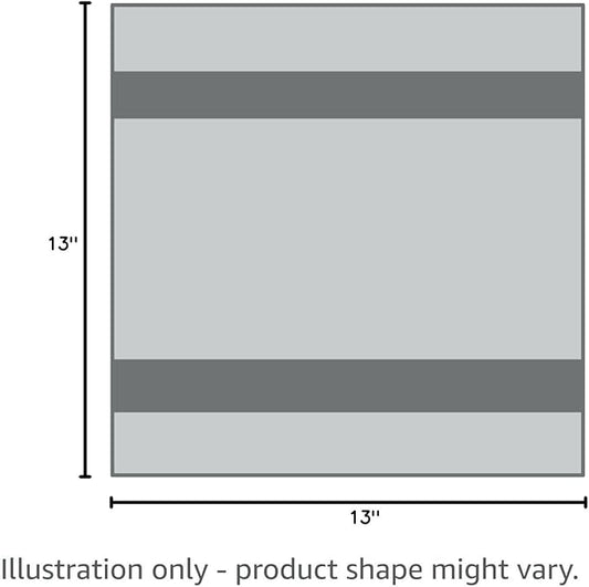 Superior 24-Piece Cotton Face Towel/Washcloth Set, Small Towels for Facial, Spa, Resort, Quick Wash, Gym, Resort, Bathroom Essentials, Master/Guest Bath Decor, Soft, Franklin Collection, Silver